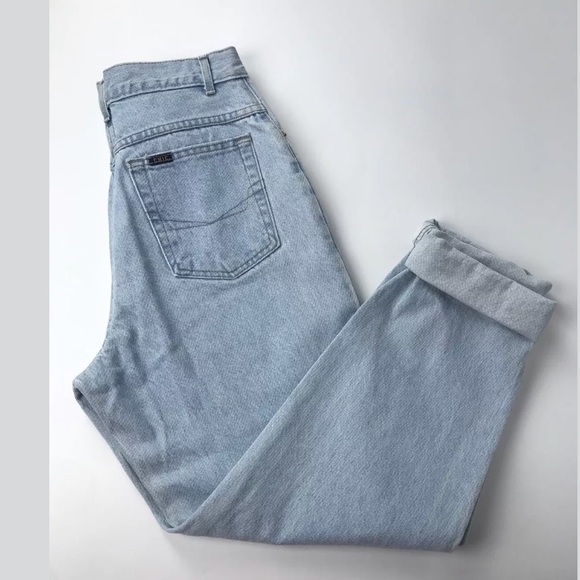 SOLD Vintage 80s Chic High Waist Mom Jeans Wash - Picture 4 of 6